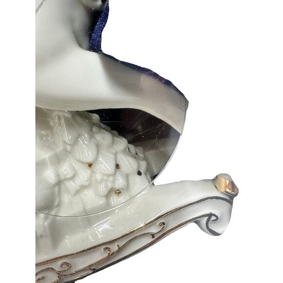 Classic Noel Porcelain Musical Rocking Horse with 24k Accents-New in Box! - Picture 6 of 9